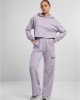 Дамски къс суичър Urban Classics Terry Hoodie dustylilac