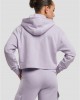 Дамски къс суичър Urban Classics Terry Hoodie dustylilac