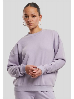 Дамска блуза Urban Classics Terry Crewneck dustylilac Дамска блуза Urban Classics Terry Crewneck dustylilac