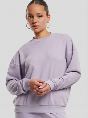 Дамска блуза Urban Classics Terry Crewneck dustylilac Дамска блуза Urban Classics Terry Crewneck dustylilac