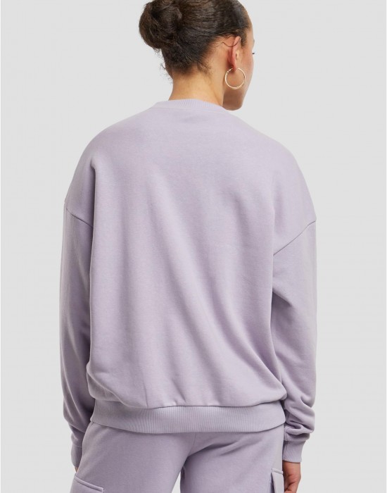 Дамска блуза Urban Classics Terry Crewneck dustylilac