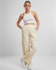 Дамски карго панталони Urban Classics Terry Sweat Pants whitesand