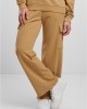 Дамски карго панталони Urban Classics Terry Sweat Pants unionbeige  