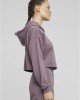 Дамски къс суичър Urban Classics Terry Hoodie fadedpurple