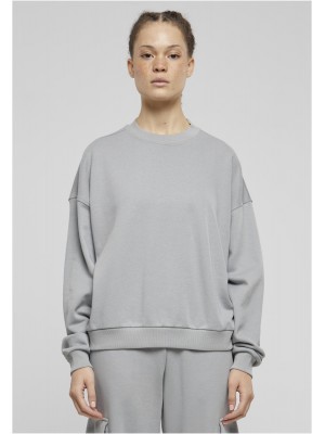 Дамска блуза Urban Classics Terry Crewneck lightasphalt