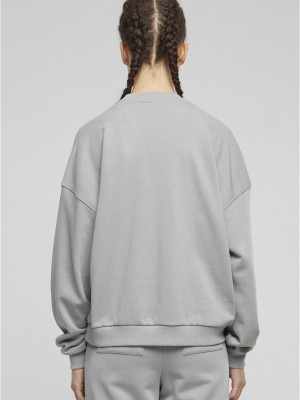 Дамска блуза Urban Classics Terry Crewneck lightasphalt Дамска блуза Urban Classics Terry Crewneck lightasphalt