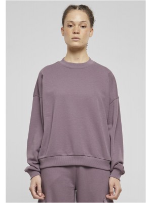 Дамска блуза Urban Classics Terry Crewneck fadedpurple Дамска блуза Urban Classics Terry Crewneck fadedpurple