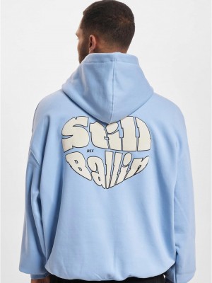 Мъжки суичър в синьо DEF Heart 