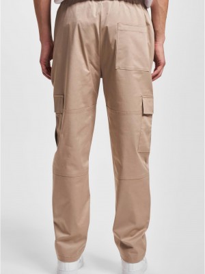 Мъжки панталон в бежово DEF Straight