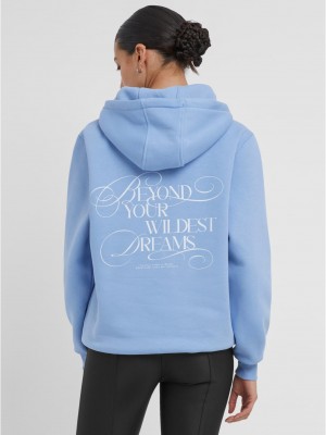 Дамски суичър в синьо Miss Tee Dreamy Wording