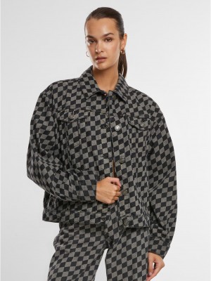 Дамско дънково яке в черно Urban Classics 80?s Oversized Дамско дънково яке в черно Urban Classics 80?s Oversized
