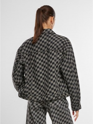 Дамско дънково яке в черно Urban Classics 80?s Oversized Дамско дънково яке в черно Urban Classics 80?s Oversized