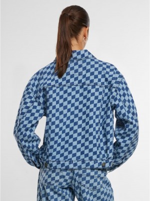 Дамско дънково яке в синьо Urban Classics 80?s Oversized Дамско дънково яке в синьо Urban Classics 80?s Oversized
