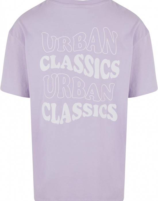 Мъжка тениска в лилаво Urban Classics UC Weavy Oversized