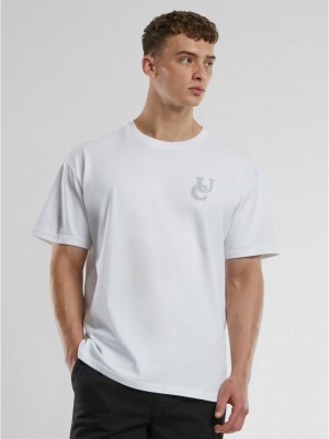 Мъжка тениска в бяло Urban Classics UC Weavy Oversized