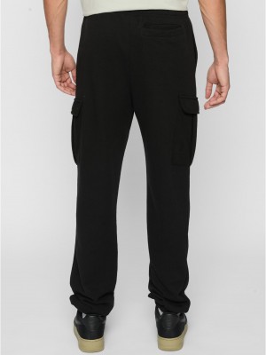 Мъжки панталон в черно Urban Classics Light Terry 