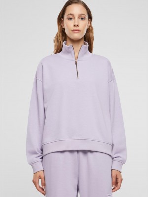 Дамски суичър в светлолилаво Urban Classics Terry Troyer