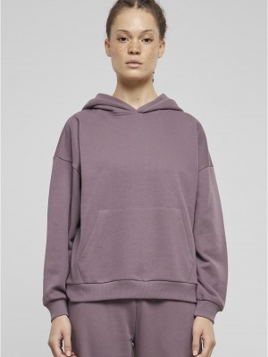 Дамски суичър в тъмнолилаво Urban Classics Terry Oversized