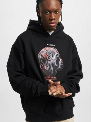 Мъжки суичър в черно Mister Tee Flying High Oversize 