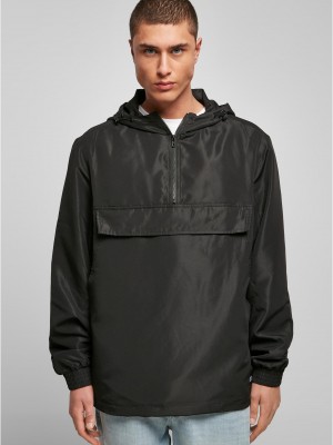 Мъжка ветровка в черно Urban Classics Recycled Basic