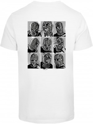 Мъжка тениска в бял цвят Mister Tee Ghettokid