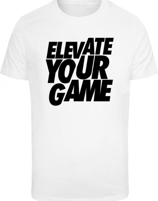 Мъжка тениска в бяло Mister Tee Elevate Your Game