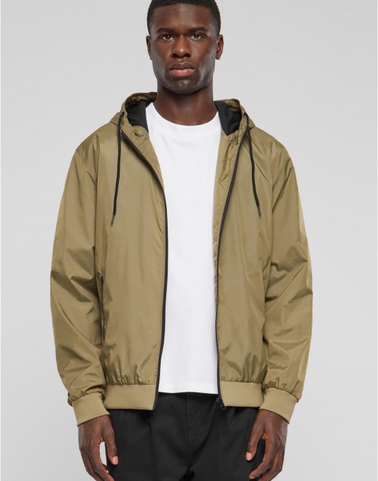 Мъжко яке Urban Classics Contrast Windrunner khaki/black