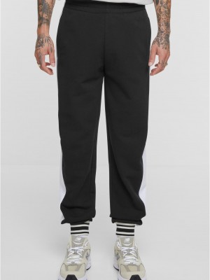 Мъжко долнище в черно Urban Classics Retro Track Мъжко долнище в черно Urban Classics Retro Track