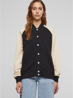 Дамско яке в черно Urban Classics Terry Raglan  Дамско яке в черно Urban Classics Terry Raglan