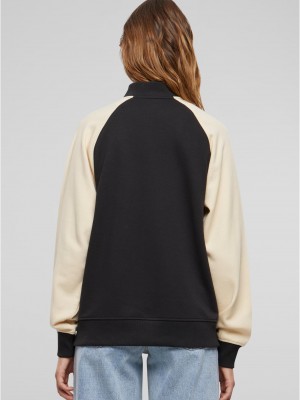 Дамско яке в черно Urban Classics Terry Raglan  Дамско яке в черно Urban Classics Terry Raglan