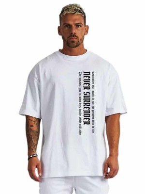 Тениска Oversize Never Surrender