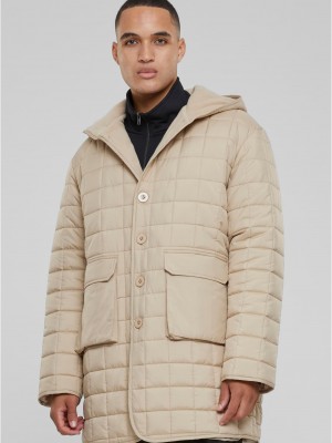 Мъжка парка в цвят пясък Urban Classics