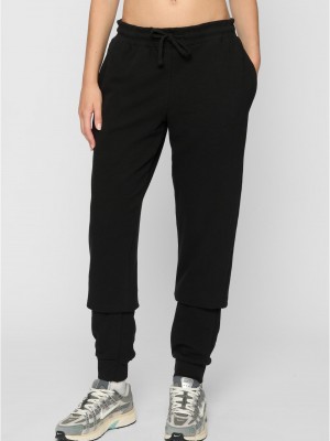 Дамско долнище в черно Urban Classics Terry