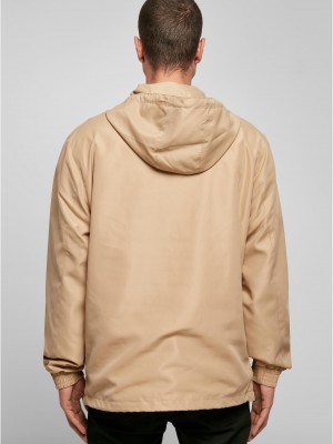 Мъжка ветровка в бежово Urban Classics Recycled Basic