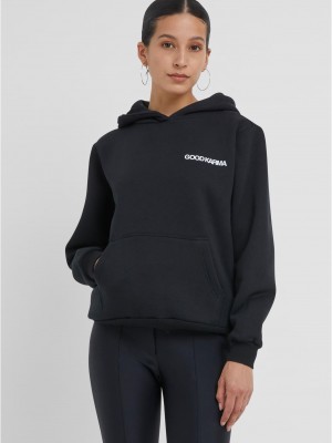 Дамски суичър в черно Miss Tee Back Around