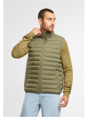 Мъжка грейка в цвят маслина Urban Classics Basic Vest Мъжка грейка в цвят маслина Urban Classics Basic Vest