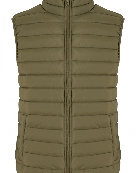 Мъжка грейка в цвят маслина Urban Classics Basic Vest