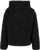 Дамско яке в черно Urban Classics Hooded Sherpa