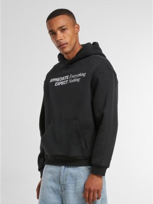 Мъжки суичър в черно Mister Tee Appreciate & Respect