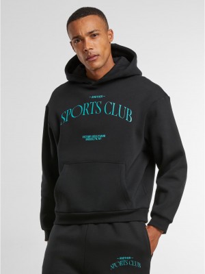 Мъжки суичър в черно Mister Tee Another Sports Club