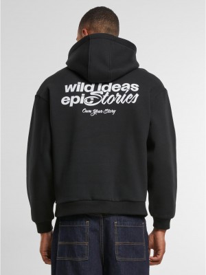 Мъжки суичър в черно Mister Tee Wild Stories