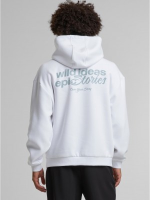 Мъжки суичър в бяло Mister Tee Wild Stories