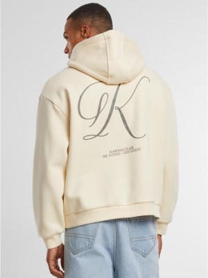 Мъжки суичър в цвят пясък Mister Tee Part Of The Club