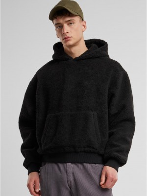 Мъжки суичър в черно Urban Classics Oversized Teddy