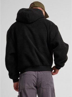 Мъжки суичър в черно Urban Classics Oversized Teddy