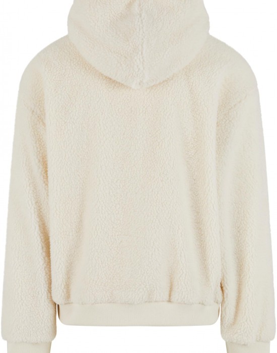 Мъжки суичър в цвят пясък Urban Classics Oversized Teddy