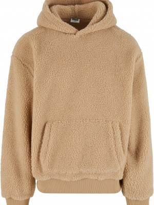 Мъжки суичър в бежово Urban Classics Oversized Teddy