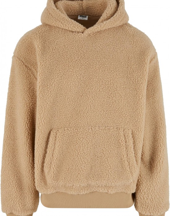 Мъжки суичър в бежово Urban Classics Oversized Teddy