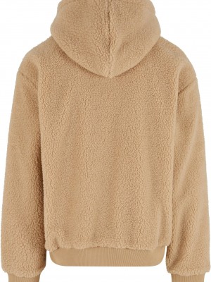 Мъжки суичър в бежово Urban Classics Oversized Teddy