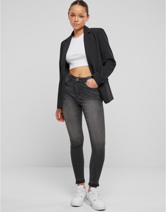 Дамски блейзър в черен цвят Urban Classics Ladies Basic Blazer 